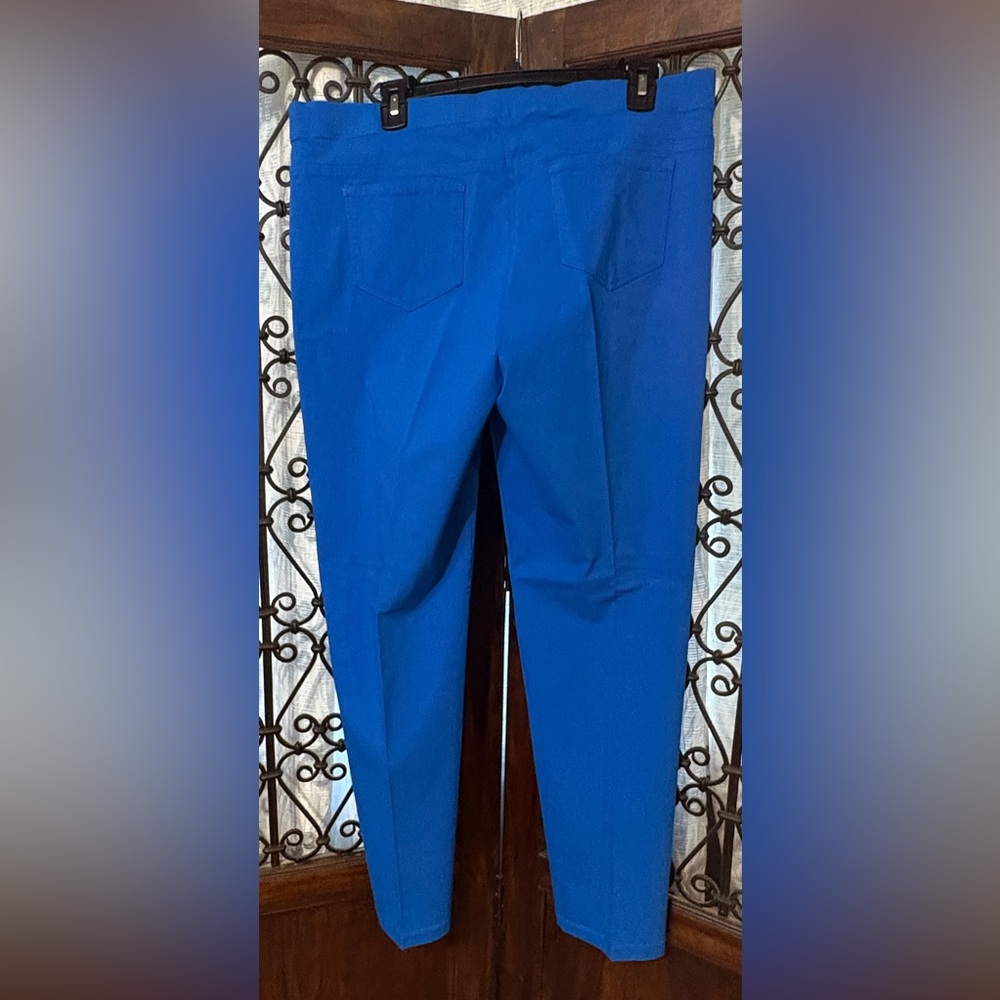 Sharagano Vibrant Blue Trousers - Picture 5 of 5